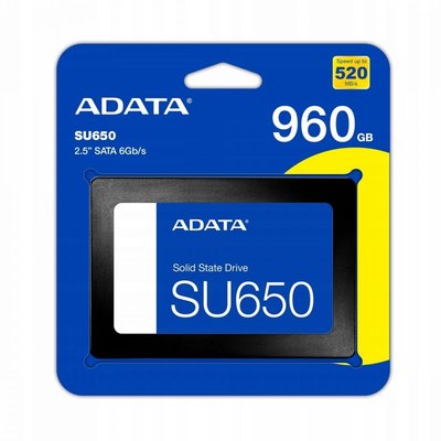 SSD Диск ADATA Ultimate SU650 960GB 2.5&amp;quot; SATA III 3D TLC ЦУ-00041981 фото