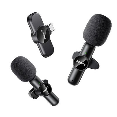 Микрофон Петличный Беспроводной Remax K10 Twin Type C ЦУ-00041681 фото