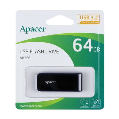 USB Flash Drive 3.2 Apacer AH356 64Gb ЦУ-00039805 фото