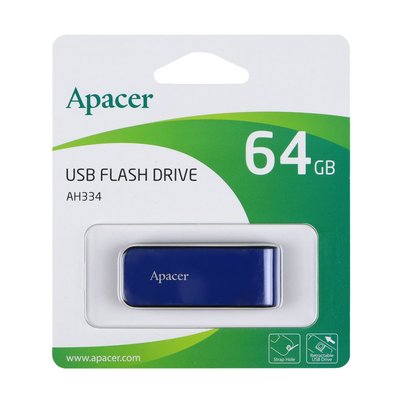 USB флеш-накопичувач Apacer AH334 64gb 00000018230 фото